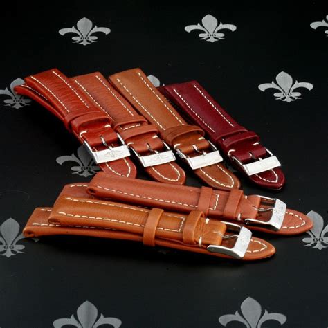 breitling leather wristbands|breitling watch bands for sale.